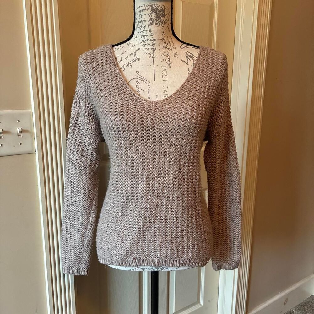 H-m Women's Tan and Brown Jumper